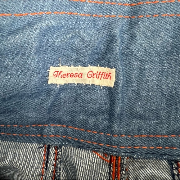 Vintage 70’s Nest-Ce Pas High Rise Belted Denim Shorts Rare - Picture 12 of 14